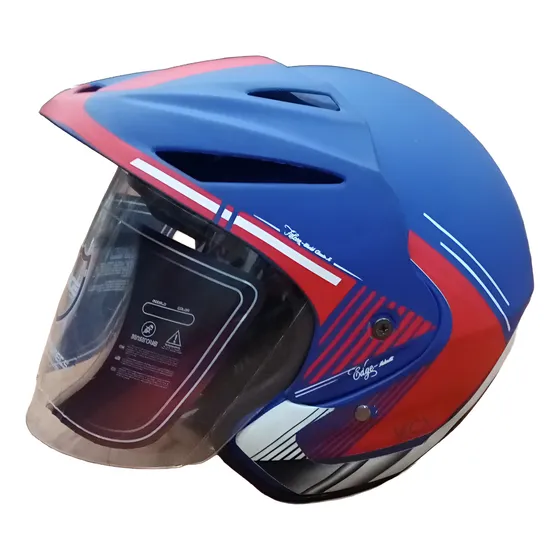 Casco Semi Integral Para Moto Marca Edge Falcon Talla M