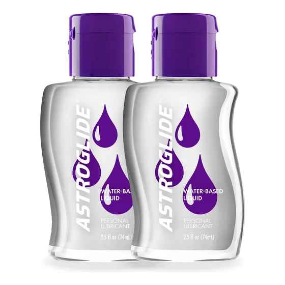 Kit X 2 Lubricante Líquido Base Agua Astroglide Gel Intimo