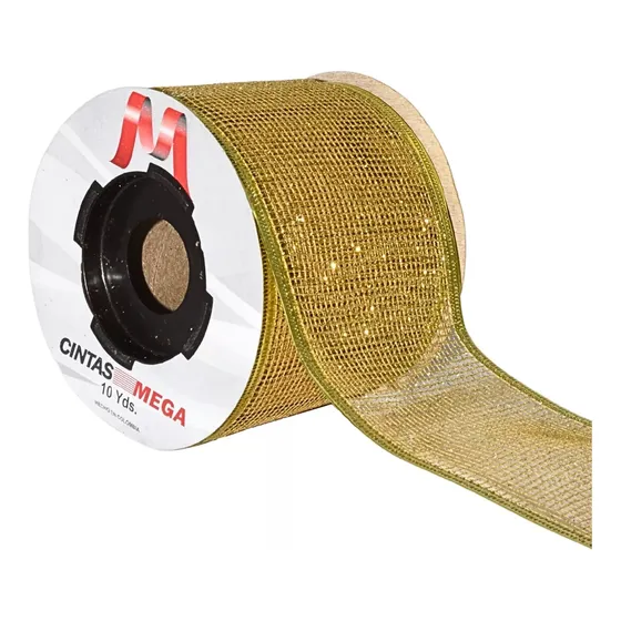Cinta De Navidad Adorno De Árbol Brillante 10 Yardas X 6,5