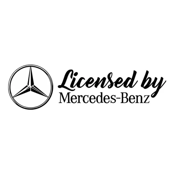 Calcomania Lujo Licensed By Mercedes Benz Coche Carro Auto