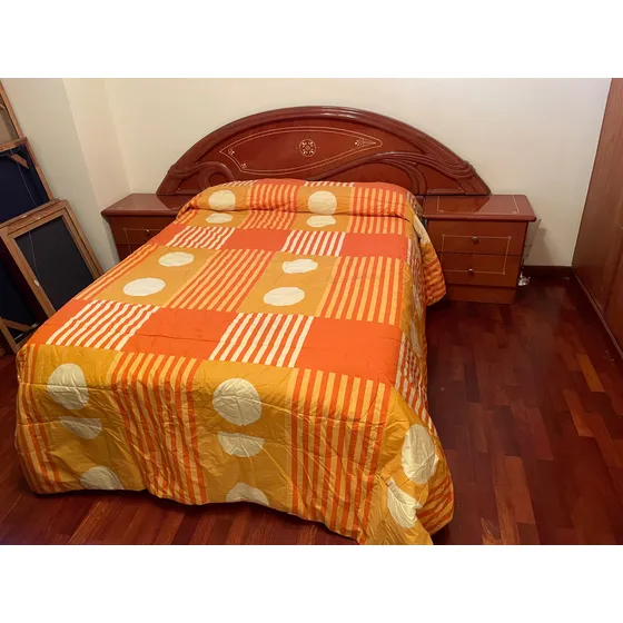 Juego De Cama Matrimonial Luis Xv Mesas De Noche Y Peinadora