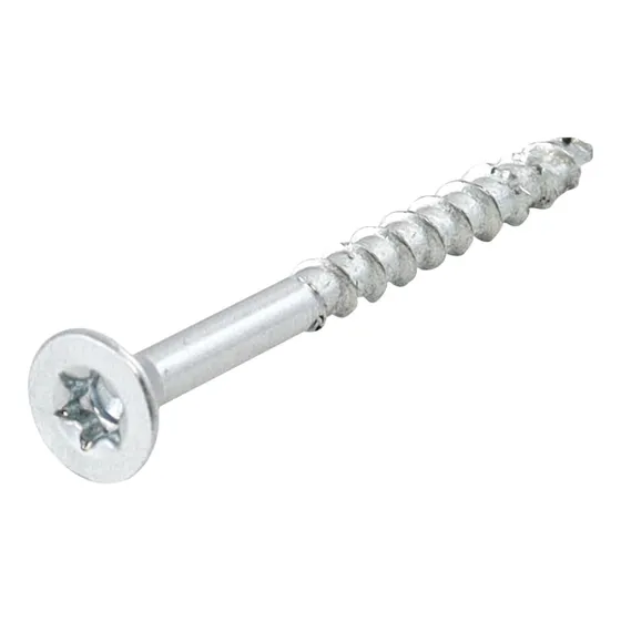 8000 Pijas Cabeza Plana Torx Galv. P/mdf #6x1-3/4 