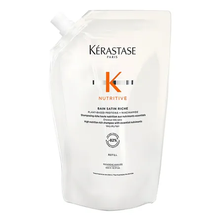 Shampoo Nutritivo Refil Cabelos Muito Secos Bain Satin Riche Kérastase 500ml