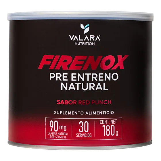 Valara Firenox Pre Entreno Natural A Base De Betabel 180g