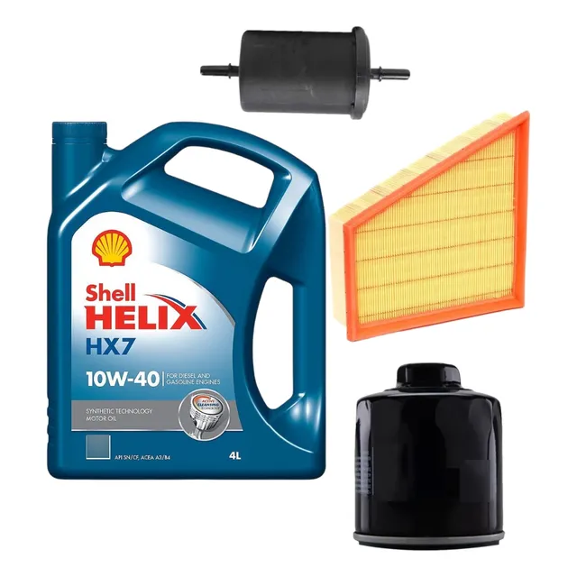 Kit Filtros Combustible Aceite Shell 10w40 Fox Suran Voyage
