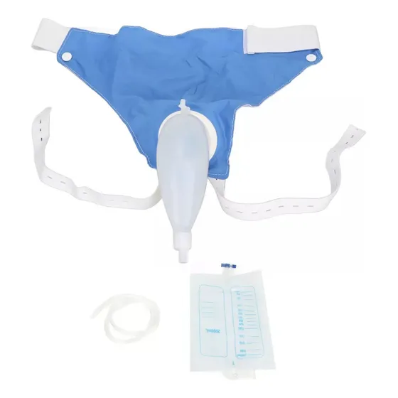 Bolsa De Orina Masculina Reutilizable Orinal Con Catéter