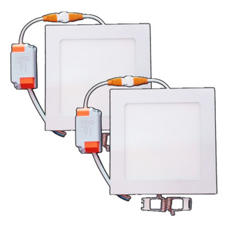 Lampara Spot Para Empotrar En Plafon Cuadrado De 9w 2 Piezas Lampara Spot Para Empotrar En Plafon Cuadrado De 9w 2 Piezas