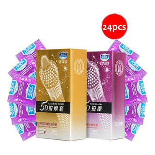 T 24 Unidades De Preservativos Pontilhados 5d, Fio, Látex T 24 Unidades De Preservativos Pontilhados 5d, Fio, Látex