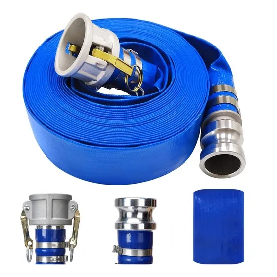 Manguera Plana 1 1/2 Pulgadas X 100 Mts Acoplada H Y M