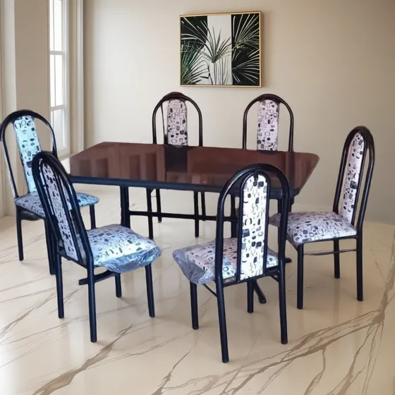Mesa 150x80 + 6 Sillas Palmetas