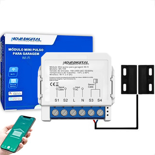Módulo Pulso Wifi Automação Portão De Garagem Alexa Google Módulo Pulso Wifi Automação Portão De Garagem Alexa Google