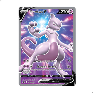 Carta Mewtwo V Swsh229 Promo Inglês Ultra Rara + Brindes Carta Mewtwo V Swsh229 Promo Inglês Ultra Rara + Brindes