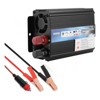 Inversor De Corriente Para Con Coche Dc 12v A 220v 500w Inversor De Corriente Para Con Coche Dc 12v A 220v 500w
