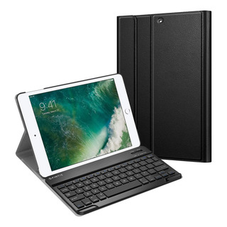 Funda Con Teclado Inalambrico Para iPad Color Negro Funda Con Teclado Inalambrico Para iPad Color Negro