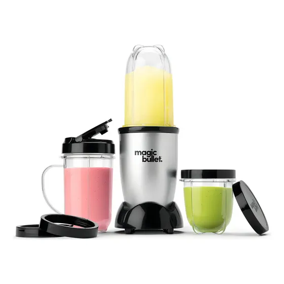 Magic Bullet Licuadora Personal De 11 Piezas Color Plateado