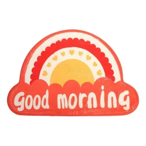 Alfombra Infantil Para Dormitorio Good Morning