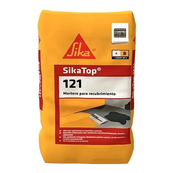 Sikatop 121 Mortero De Reparación Impermeable 26 Kg A+b