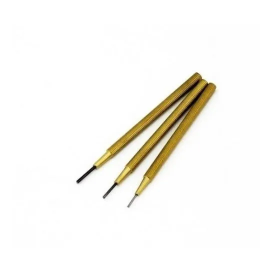 Kit Punção Profissional De Aço Ajustar Pulseira Relogio Pino