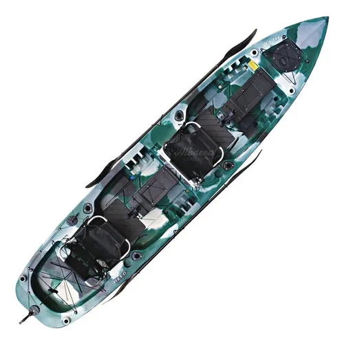 Caiaque Mero Duplo Caiaker Pesca Pronta ! Cor Exército