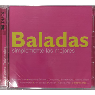 Cd Simplemente Las Mejores Baladas (2 Cds - Nuevo) Cd Simplemente Las Mejores Baladas (2 Cds - Nuevo)