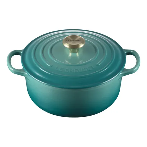Panela Redonda Le Creuset 22cm Signature Cor Azul Marseille
