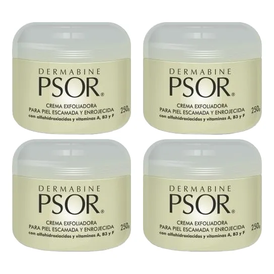 Psor Dermabine® Crema Para Psoriasis X4 Unid. 250gr C/u