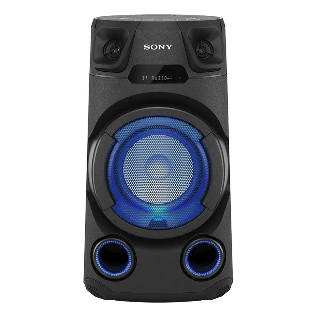 Parlante Bluetooth Sony Mhc-v13 Equipo De Musica Cd Color Negro Potencia RMS 150 W