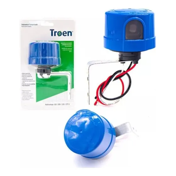 Fotocelda Fotocontrol Fotocelula Con Base 110v/220v Troen