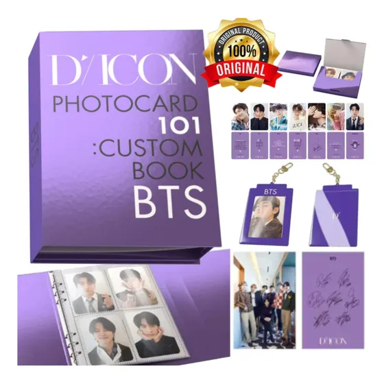 Dicon Bts 101 Photocards Custom Book Original Bts Regalo