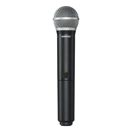 Micrófono Shure BLX BLX24\u002FPG58 Dinámico Cardioide color negro | Cuotas sin interés