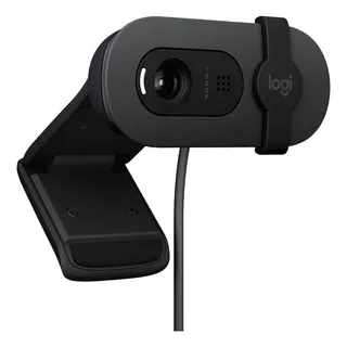 Webcam Full Hd Logitech Brio 100 - Grafite Webcam Full Hd Logitech Brio 100 - Grafite