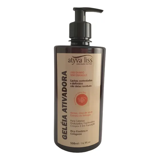 Geleia Ativadora Atyva Liss Cachos Definidos 500 Ml
