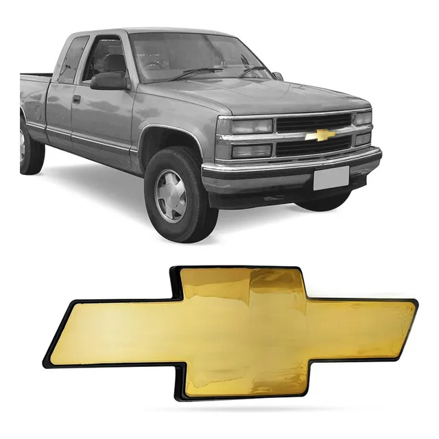 Emblema Grade Silverado 1997 1998 1999 2000 Dourado