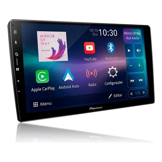 Multimídia Pioneer 9'' Dmh-ap6650bt Android Auto Carplay | Frete grátis