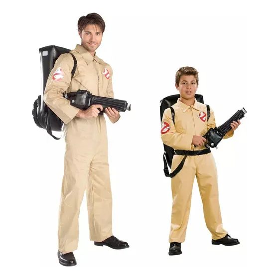 Disfraz De Halloween Cazafantasmas Cosplay + Mochila