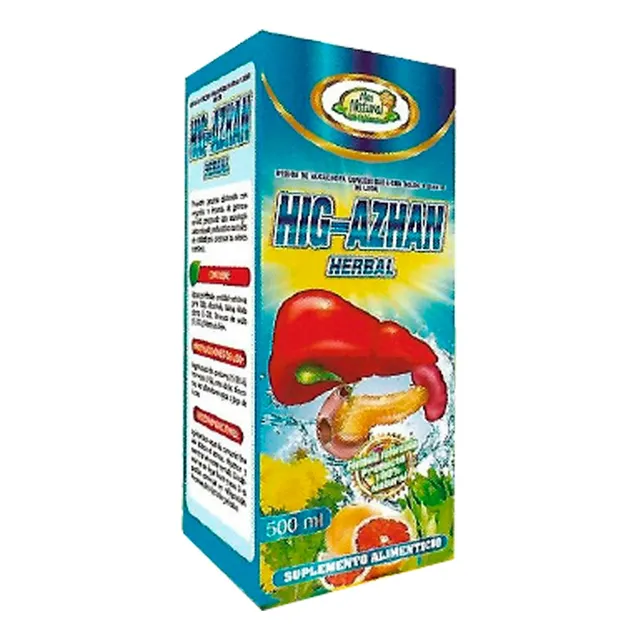 3 Hig-azhan Mas Natural Extracto 500ml Vidrio 600g