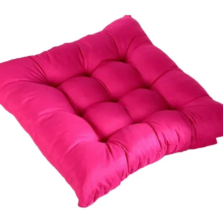 Cojines De Silla Cuadrado Liso Colores Set 6u
