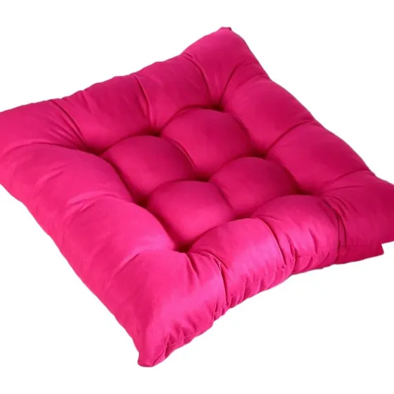 Cojines De Silla Cuadrado Liso Colores Set 6u