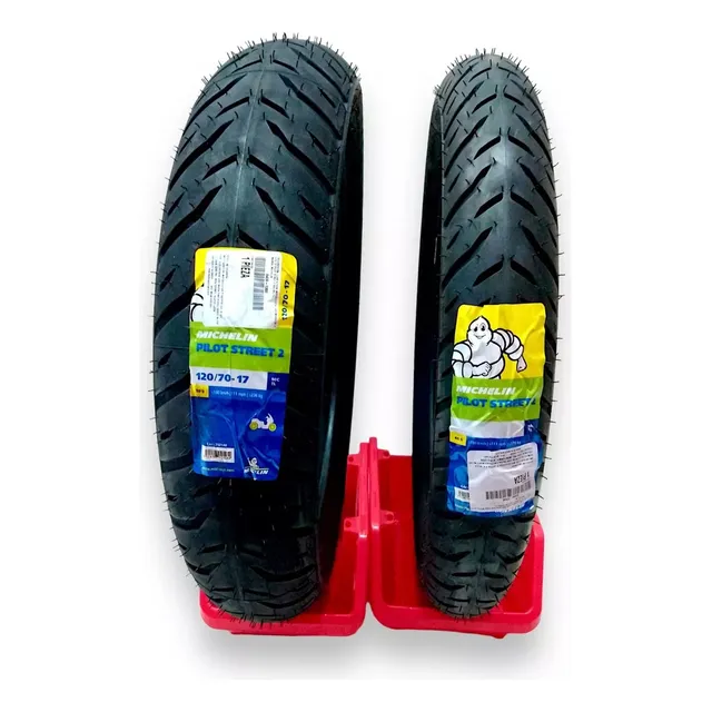 Llantas 120/70-17 + 80/90-17 Michelin Pilot Street 2 150z
