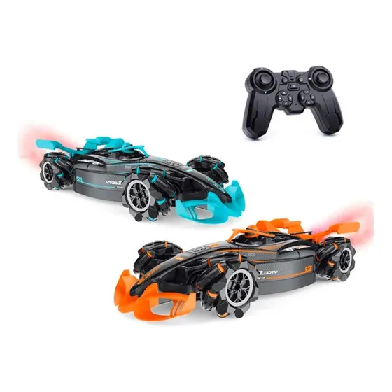 Auto Fórmula 1 Grande Control Remoto Giro 360 Humo Premium