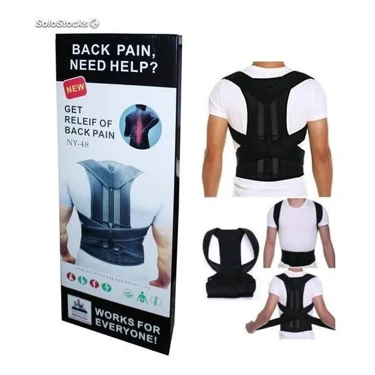 Faja Corrector De Postura Para Dolor Espalda Estres Fatiga 