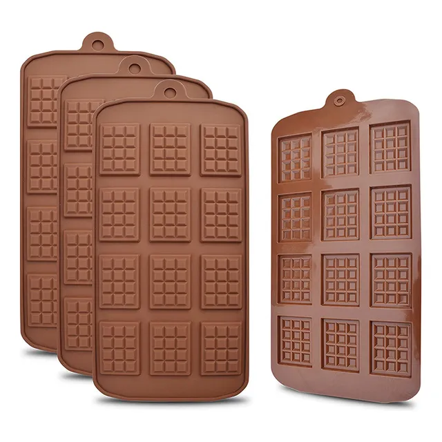 Pastillas De Chocolate- Molde Silicona X 3 Pcs