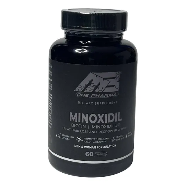 1 Minoxidil 5 Mg Pastillas Biotina Anticaída Crece Cabello