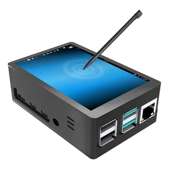 Jun-electron Para Pantalla Táctil Raspberry Pi 4 Con Estuche