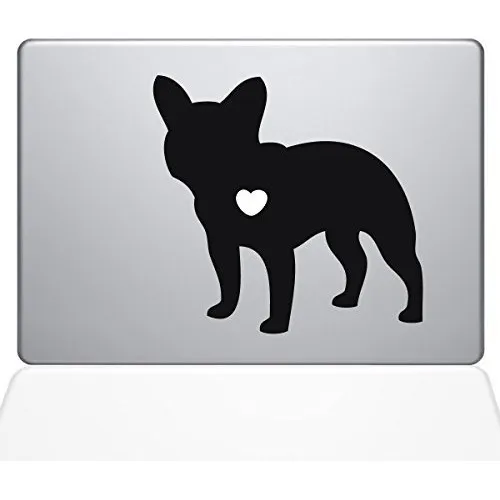 The Decal Guru I Love My French Bulldog Decal Vinyl