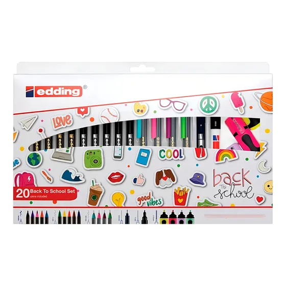 Marcador Basck To School Set X 20 Und Edding