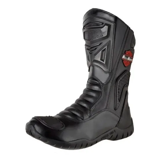 Botas Motoqueras Cuero Legitimo Originales Nuevas Impermeabl