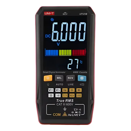 Tester Multimetro Inteligente Con Capacimetro Uni-t Ut121b
