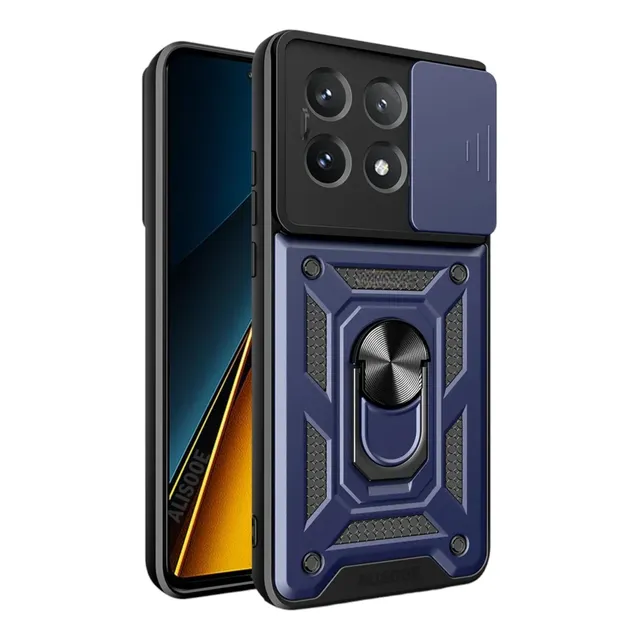 Funda Con Anillo Soporte Antigolpe Reforzada Para Xiaomi