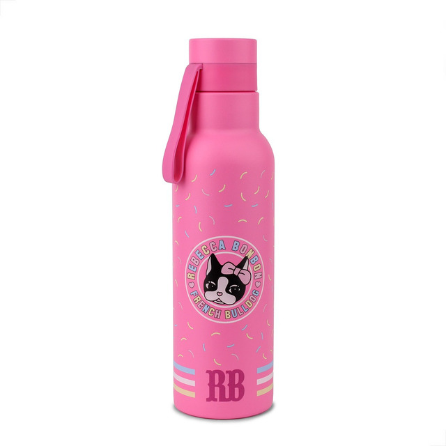 Garrafa Térmica Inox 500ml Rebecca Bonbon Tampa Com Alça Garrafa Térmica Inox 500ml Rebecca Bonbon Tampa Com Alça